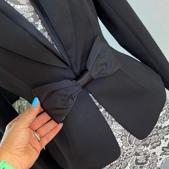 White House Black Market Black Jacket Size 4 - Picture 5 of 14